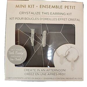 Jewelry Making CRAFT DIY Kit Earrings “CRYSTALIZE THIS” NEW